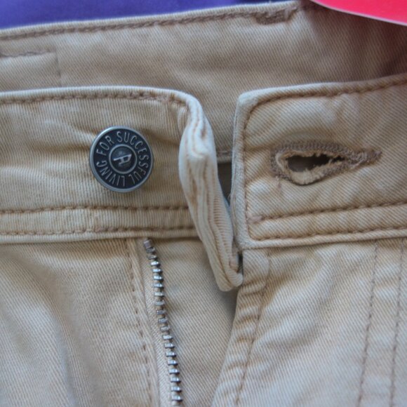 Diesel 1979 Sleenker OENAK W30 L30 Beige Skinny Fit Low Waist Skinny Leg Pants - Picture 11 of 15